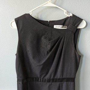 Calvin Klein gray work dress